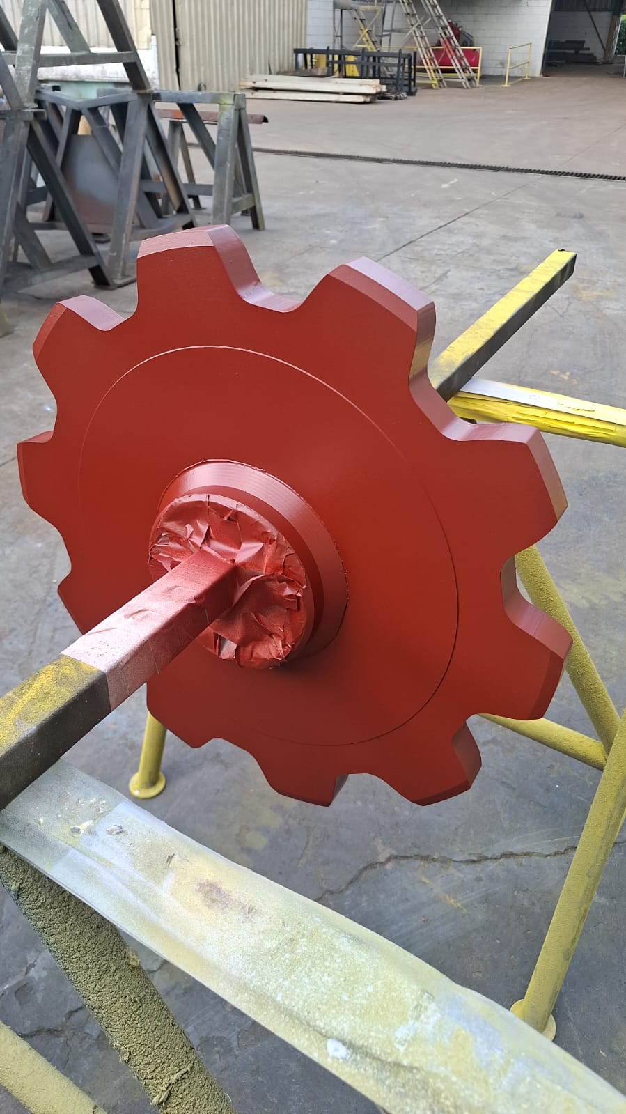 Usinagem CNC — alojamentos de rolamento com máscaras de proteção